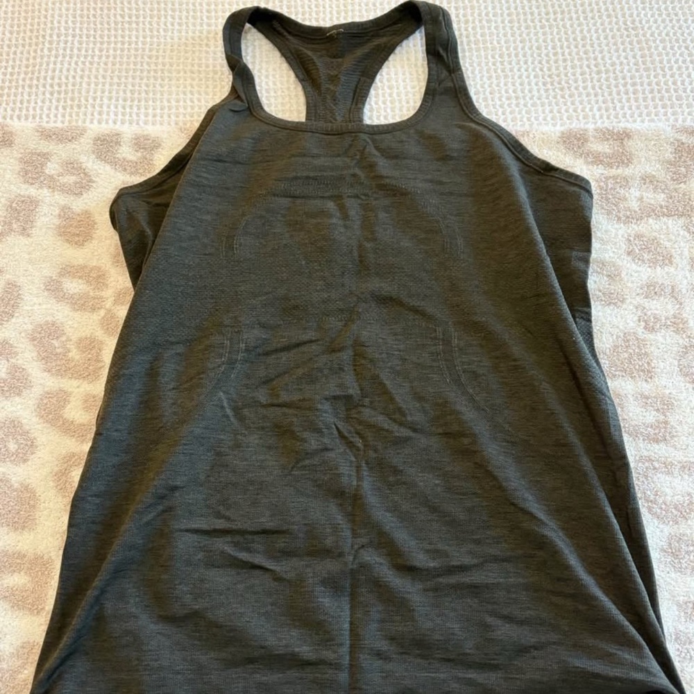 Lululemon Swiftly Tech Tank, Dark Green, Size 12
